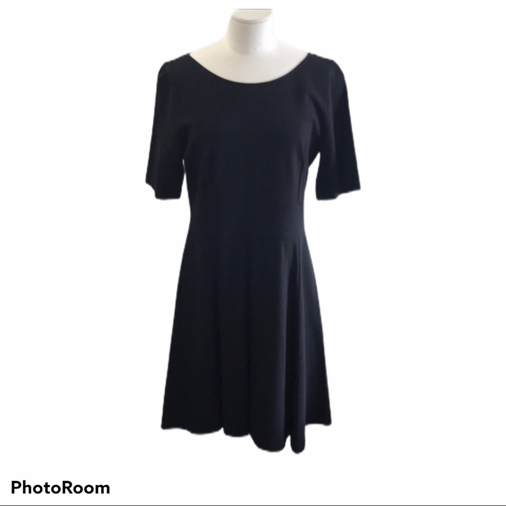 JCrew Black Dress size 10 fit and flare